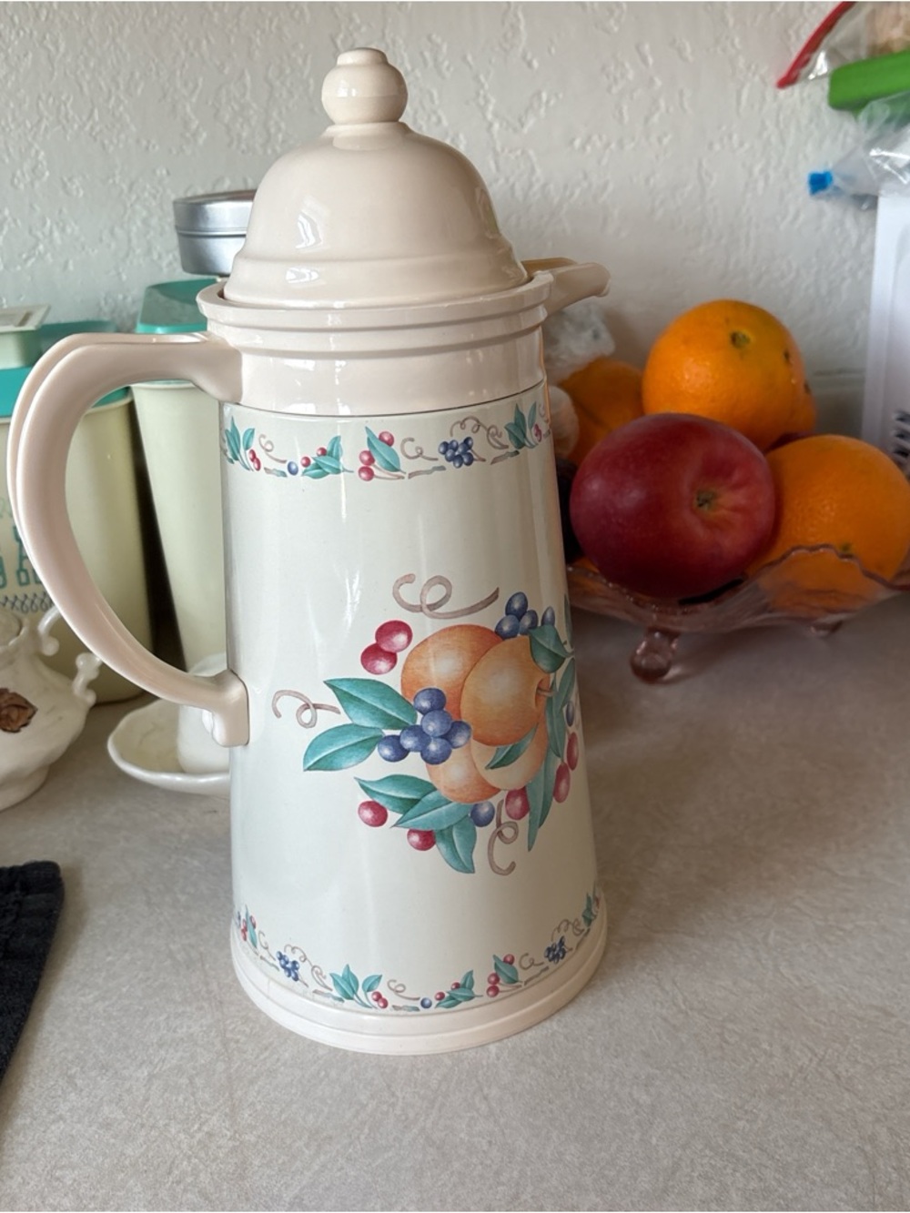 Vintage Corningware Abundance Coffee Carafe